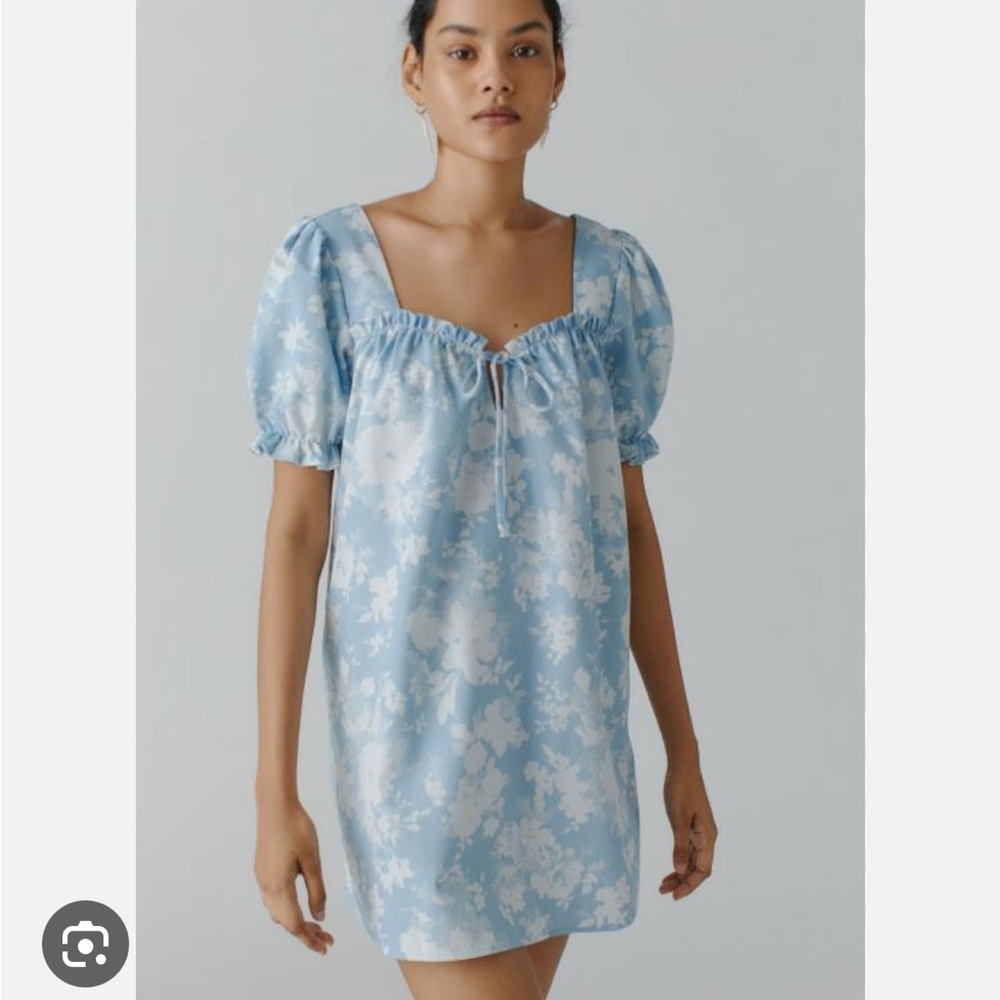 NWT UO Urban Outfitters Urban Renewal Remnants Floral Sweetheart Mini Dress